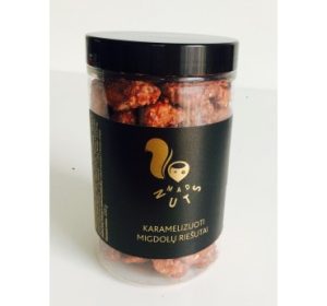 Karamelizuoti migdolai (indelyje), 235 g