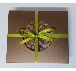 6| Graikinių riešutų ir migdolų riešutų rinkinys, 325 g (194 x 165 x 40 mm)