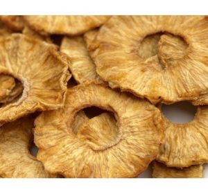 Ananasų žiedai (be pridėtinio cukraus)