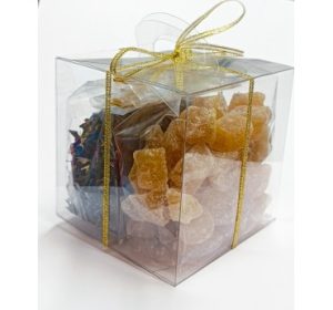 9| Dovana Kubas - Cukruoti imbierai ir arbata "Rytinė grietinėlė", 315 g (100 x 100 x 100 mm)