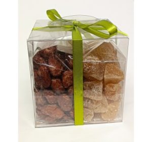 9| Dovana Kubas - Cukruoti imbierai ir karamelizuoti migdolai, 480 g (100 x 100 x 100 mm)