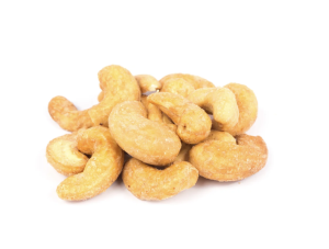 Anakardžių riešutai sūdyti ir kepinti