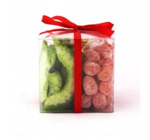 9| Dovana Kubas - Cukruoti kinkanai ir greipfrutai, 450 g (100 x 100 x 100 mm)