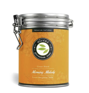 2| Žaliosios ir baltosios arbatų miš. "Ryto melodija", ekologiška, 100 g (dėžutėje)