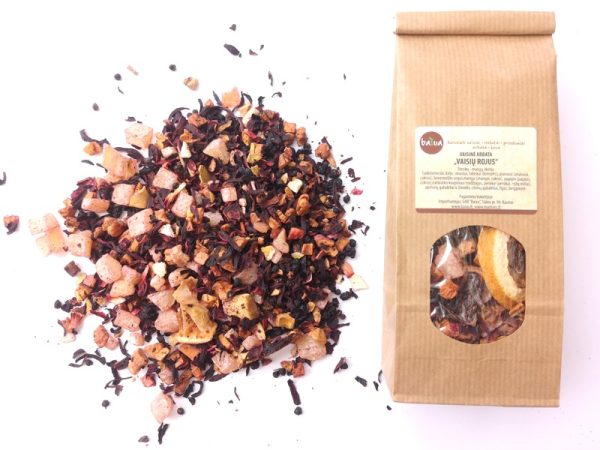 7| Vaisinė arbata "VAISIŲ ROJUS" (natūraliai aromatizuota), 100 g
