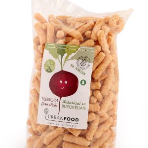 Kukurūzų lazdelės su burokėliais, 100 g