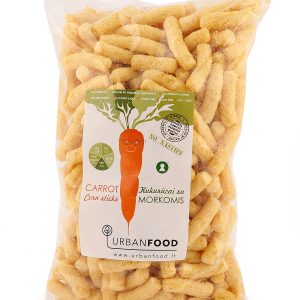 Kukurūzų lazdelės su morkomis, 100 g