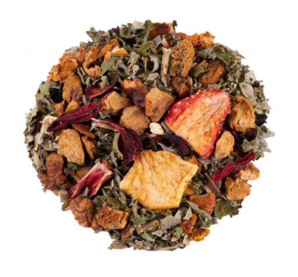 3| Vaisinė arbata "Saldžioji uoga", ekologiška, 100 g - Image 2